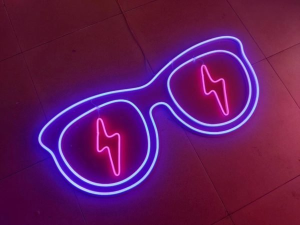 spectacles neon sign