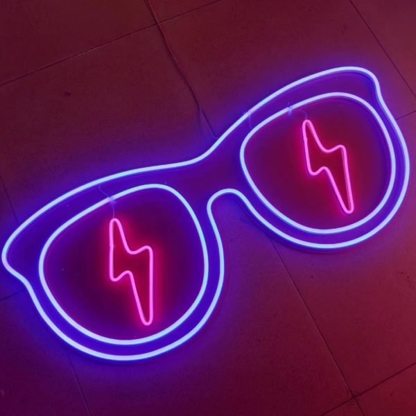 spectacles neon sign