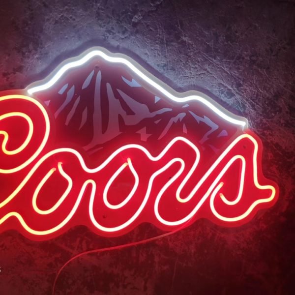 coors neon sign