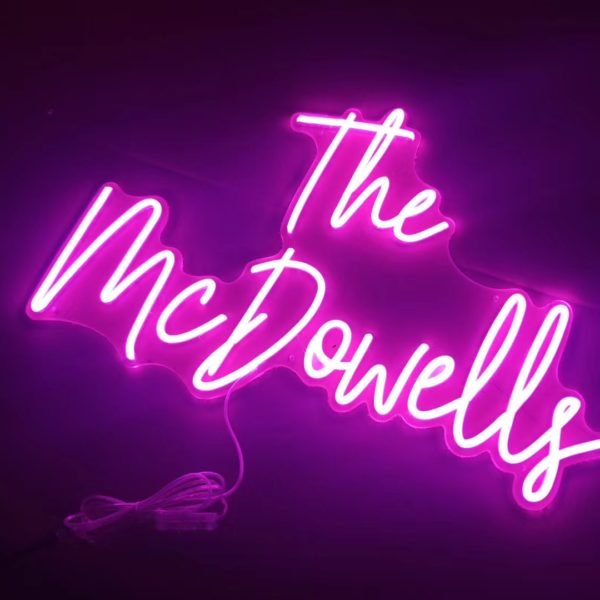 the mcdowells neon sign