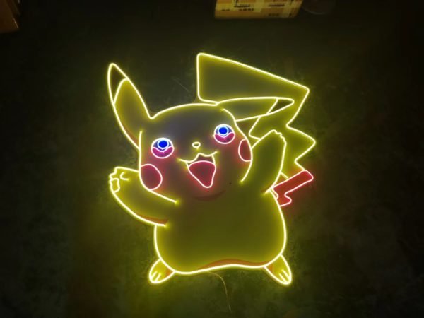 picachu neon sign