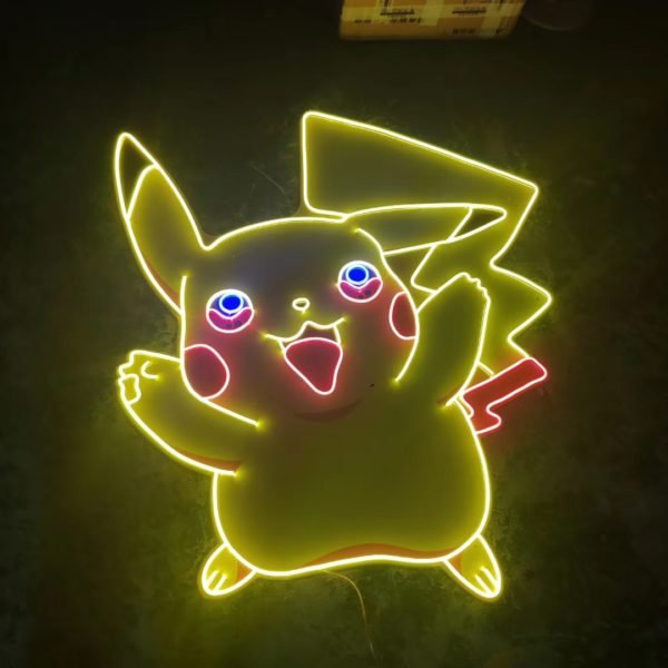 picachu neon sign