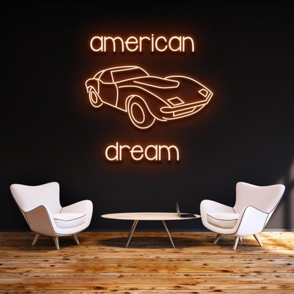 american dream neon sign