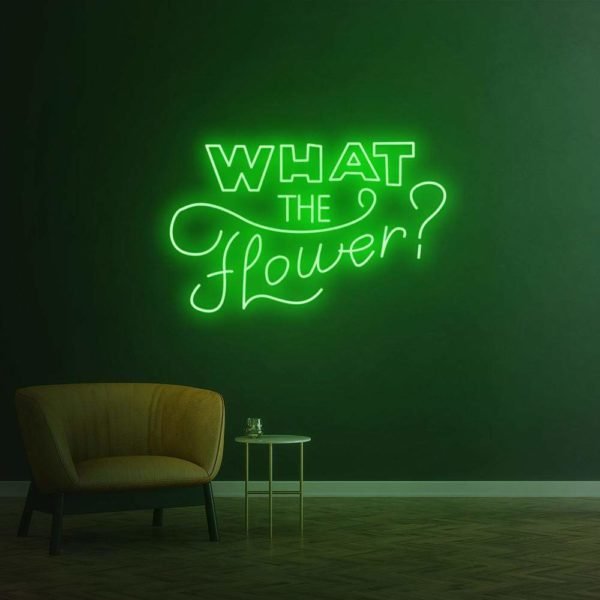 what the flower neon sign