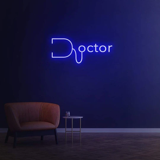 doctor neon sign
