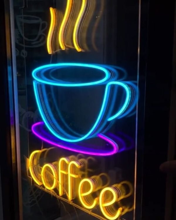 coffee neon sign