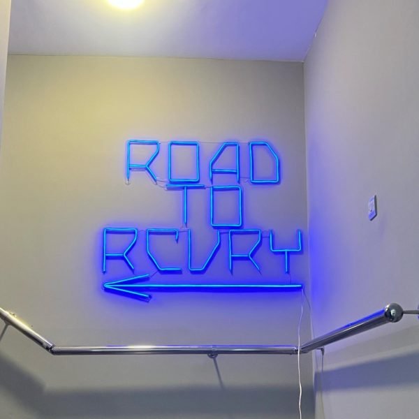 road to rovry neon sign