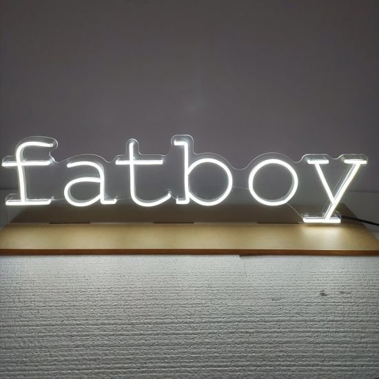 fatboy neon sign