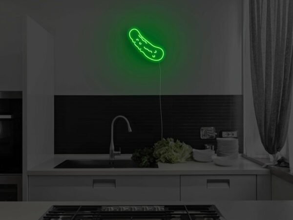 pickle neon sign