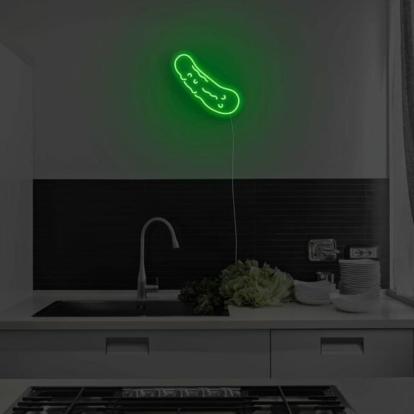pickle neon sign